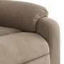 Taupe-grauer Mikrofaserstoff-Sessel mit Liegefunktion. von , Sessel - Ref: Foro24-373449, Preis: 250,09 €, Rabatt: %