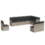 Set sofás jardín 10 pzas con cojines ratán sintético gris claro de , Conjuntos de jardín - Ref: Foro24-3217802, Precio: 671,5...
