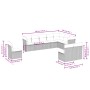Set sofás jardín 10 pzas con cojines ratán sintético gris claro de , Conjuntos de jardín - Ref: Foro24-3217802, Precio: 671,5...