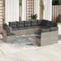 Set sofás jardín 10 pzas con cojines ratán sintético gris claro de , Conjuntos de jardín - Ref: Foro24-3219102, Precio: 664,4...