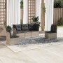 Set de sofás jardín y cojines 5 pzas ratán sintético gris claro de , Conjuntos de jardín - Ref: Foro24-3217352, Precio: 363,6...