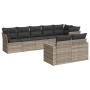 Set de sofás de jardín 8 pzas y cojines ratán sintético gris de , Conjuntos de jardín - Ref: Foro24-3219212, Precio: 585,83 €...