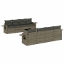 Set muebles jardín 9 pzas y cojines ratán sintético gris claro de , Conjuntos de jardín - Ref: Foro24-3252289, Precio: 606,77...