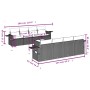 Set muebles jardín 9 pzas y cojines ratán sintético gris claro de , Conjuntos de jardín - Ref: Foro24-3252289, Precio: 606,77...
