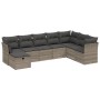 Set de sofás de jardín 8 pzas y cojines ratán sintético gris de , Conjuntos de jardín - Ref: Foro24-3263278, Precio: 545,01 €...