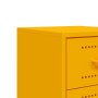 Mesitas de noche 2 uds acero amarillo mostaza 36x39x60,5 cm de , Mesitas de noche - Ref: Foro24-846465, Precio: 94,22 €, Desc...