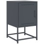 Mesita de noche acero gris antracita 36x39x60,5 cm de , Mesitas de noche - Ref: Foro24-846450, Precio: 41,25 €, Descuento: %
