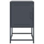 Mesita de noche acero gris antracita 36x39x60,5 cm de , Mesitas de noche - Ref: Foro24-846450, Precio: 41,25 €, Descuento: %