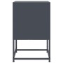 Mesita de noche acero gris antracita 36x39x60,5 cm de , Mesitas de noche - Ref: Foro24-846450, Precio: 41,25 €, Descuento: %