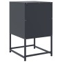 Mesita de noche acero gris antracita 36x39x60,5 cm de , Mesitas de noche - Ref: Foro24-846450, Precio: 41,25 €, Descuento: %