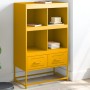 Aparador de acero laminado en frío amarillo 68,5x39x111,5 cm de , Aparadores - Ref: Foro24-846605, Precio: 134,44 €, Descuent...