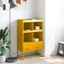 Aparador de acero laminado en frío amarillo 68,5x39x111,5 cm de , Aparadores - Ref: Foro24-846605, Precio: 134,44 €, Descuent...