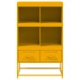 Aparador de acero laminado en frío amarillo 68,5x39x111,5 cm de , Aparadores - Ref: Foro24-846605, Precio: 134,44 €, Descuent...