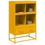 Aparador de acero laminado en frío amarillo 68,5x39x111,5 cm de , Aparadores - Ref: Foro24-846605, Precio: 134,44 €, Descuent...