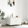 Mesa de centro acero laminado en frío blanco 68x50x43,5 cm de , Mesas de centro - Ref: Foro24-846691, Precio: 78,75 €, Descue...
