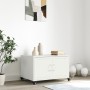 Mesa de centro acero laminado en frío blanco 68x50x43,5 cm de , Mesas de centro - Ref: Foro24-846691, Precio: 79,63 €, Descue...