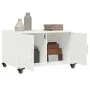 Mesa de centro acero laminado en frío blanco 68x50x43,5 cm de , Mesas de centro - Ref: Foro24-846691, Precio: 78,75 €, Descue...