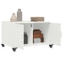 Mesa de centro acero laminado en frío blanco 68x50x43,5 cm de , Mesas de centro - Ref: Foro24-846691, Precio: 79,63 €, Descue...