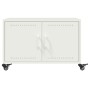 Mesa de centro acero laminado en frío blanco 68x50x43,5 cm de , Mesas de centro - Ref: Foro24-846691, Precio: 79,63 €, Descue...