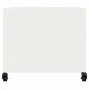Mesa de centro acero laminado en frío blanco 68x50x43,5 cm de , Mesas de centro - Ref: Foro24-846691, Precio: 78,75 €, Descue...