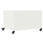 Mesa de centro acero laminado en frío blanco 68x50x43,5 cm de , Mesas de centro - Ref: Foro24-846691, Precio: 79,63 €, Descue...