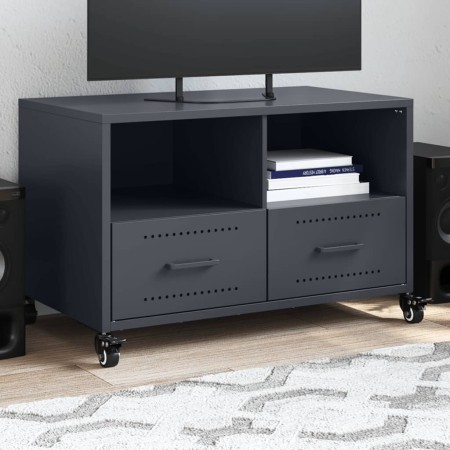 Mueble para TV acero laminado en frío antracita 68x39x43,5 cm de , Muebles TV - Ref: Foro24-846700, Precio: 67,95 €, Descuent...
