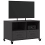 Mueble para TV acero laminado en frío negro 68x39x43,5 cm de , Muebles TV - Ref: Foro24-846698, Precio: 65,34 €, Descuento: %