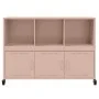 Aparador de acero laminado en frío rosa 100,5x39x72 cm de , Aparadores - Ref: Foro24-846735, Precio: 130,62 €, Descuento: %