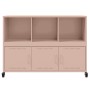 Aparador de acero laminado en frío rosa 100,5x39x72 cm de , Aparadores - Ref: Foro24-846735, Precio: 133,85 €, Descuento: %