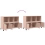 Aparador de acero laminado en frío rosa 100,5x39x72 cm de , Aparadores - Ref: Foro24-846735, Precio: 133,85 €, Descuento: %