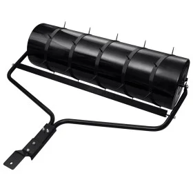 Rodillo de césped con abrazaderas aireadoras hierro negro 63 L de , Rodillos para césped - Ref: Foro24-3308005, Precio: 268,5...