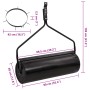 Rodillo de césped con abrazaderas aireadoras hierro negro 63 L de , Rodillos para césped - Ref: Foro24-3308005, Precio: 278,8...