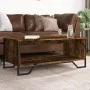 Mesa de centro madera de ingeniería roble ahumado 100x51x40 cm de , Mesas de centro - Ref: Foro24-848481, Precio: 54,27 €, De...