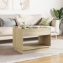 Mesa de centro con Infinity LED roble Sonoma 70x50x50 cm de , Mesas de centro - Ref: Foro24-847660, Precio: 99,53 €, Descuent...