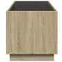 Mesa de centro con Infinity LED roble Sonoma 70x50x50 cm de , Mesas de centro - Ref: Foro24-847660, Precio: 99,53 €, Descuent...