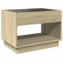 Mesa de centro con Infinity LED roble Sonoma 70x50x50 cm de , Mesas de centro - Ref: Foro24-847660, Precio: 99,53 €, Descuent...