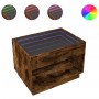 Mesa de centro con Infinity LED roble ahumado 70x50x50 cm de , Mesas de centro - Ref: Foro24-847662, Precio: 98,83 €, Descuen...