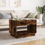Mesa de centro con Infinity LED roble ahumado 70x50x50 cm de , Mesas de centro - Ref: Foro24-847662, Precio: 98,83 €, Descuen...