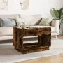 Mesa de centro con Infinity LED roble ahumado 70x50x50 cm de , Mesas de centro - Ref: Foro24-847662, Precio: 97,47 €, Descuen...