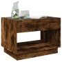 Mesa de centro con Infinity LED roble ahumado 70x50x50 cm de , Mesas de centro - Ref: Foro24-847662, Precio: 98,83 €, Descuen...