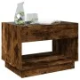 Mesa de centro con Infinity LED roble ahumado 70x50x50 cm de , Mesas de centro - Ref: Foro24-847662, Precio: 97,47 €, Descuen...