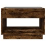 Mesa de centro con Infinity LED roble ahumado 70x50x50 cm de , Mesas de centro - Ref: Foro24-847662, Precio: 98,83 €, Descuen...