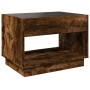 Mesa de centro con Infinity LED roble ahumado 70x50x50 cm de , Mesas de centro - Ref: Foro24-847662, Precio: 98,83 €, Descuen...