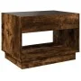 Mesa de centro con Infinity LED roble ahumado 70x50x50 cm de , Mesas de centro - Ref: Foro24-847662, Precio: 97,47 €, Descuen...