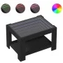 Mesa de centro con LED madera de ingeniería negro 73x53x45 cm de , Mesas de centro - Ref: Foro24-847547, Precio: 103,95 €, De...