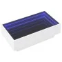 Mesa de centro con LED madera de ingeniería blanca 90x50x30 cm de , Mesas de centro - Ref: Foro24-847518, Precio: 143,36 €, D...