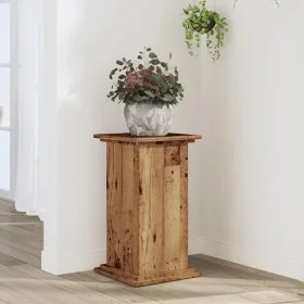 Soportes de plantas madera ingeniería envejecida 33x33x60 cm de , Soportes para macetas - Ref: Foro24-852967, Precio: 49,73 €...