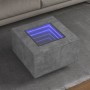 Mesa de centro y LED madera ingeniería gris hormigón 60x60x40cm de , Mesas de centro - Ref: Foro24-847570, Precio: 118,05 €, ...