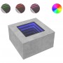 Mesa de centro y LED madera ingeniería gris hormigón 60x60x40cm de , Mesas de centro - Ref: Foro24-847570, Precio: 118,05 €, ...