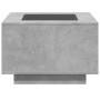 Mesa de centro y LED madera ingeniería gris hormigón 60x60x40cm de , Mesas de centro - Ref: Foro24-847570, Precio: 118,05 €, ...
